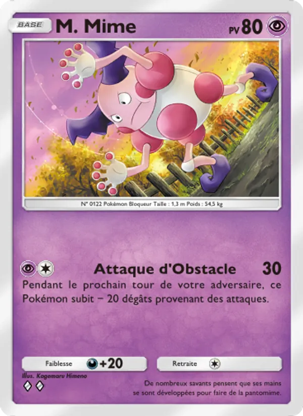Carte Pokémon M. Mime 126/226 de l'extension Puissance Génétique