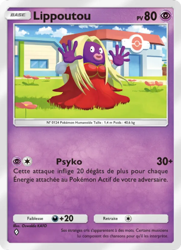 Carte Pokémon Lippoutou 127/226 de l'extension Puissance Génétique