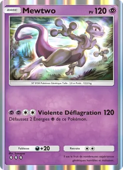 Carte Pokémon Mewtwo 128 — Puissance Génétique