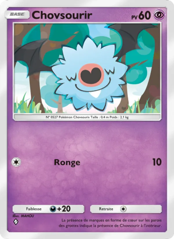 Carte Pokémon Chovsourir 133/226 de l'extension Puissance Génétique