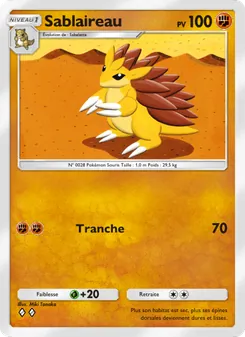 Carte Pokémon Sablaireau 138 — Puissance Génétique