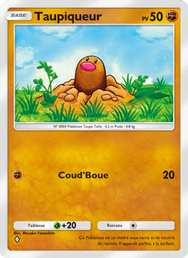 Carte Pokémon Taupiqueur 139/226 de l'extension Puissance Génétique
