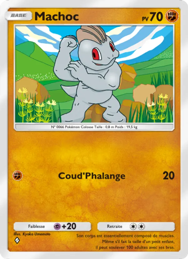 Carte Pokémon Machoc 143/226 de l'extension Puissance Génétique