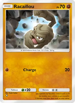 Carte Pokémon Racaillou 147
