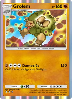 Carte Pokémon Grolem 149