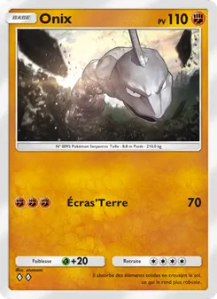 Carte Pokémon Onix 150 — Puissance Génétique
