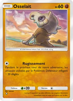 Carte Pokémon Osselait 151