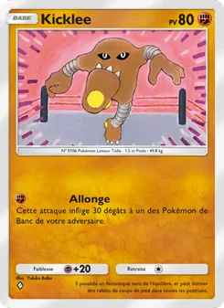 Carte Pokémon Kicklee 154