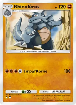 Carte Pokémon Rhinoféros 157 — Puissance Génétique