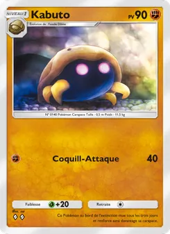Carte Pokémon Kabuto 158 — Puissance Génétique