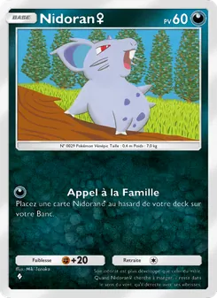 Carte Pokémon Nidoran♀ 166 — Puissance Génétique