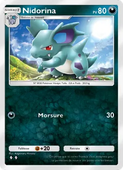 Carte Pokémon Nidorina 167 — Puissance Génétique