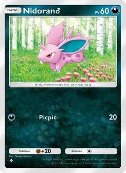 Carte Pokémon Nidoran♂ 169 — Puissance Génétique