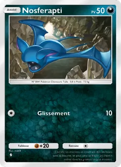 Carte Pokémon Nosferapti 172 — Puissance Génétique