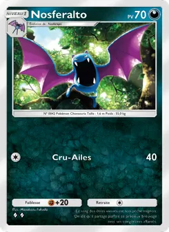 Carte Pokémon Nosferalto 173 — Puissance Génétique
