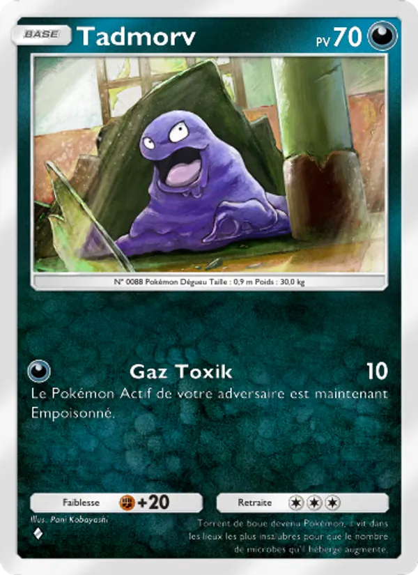 Carte Pokémon Tadmorv 174/226 de l'extension Puissance Génétique