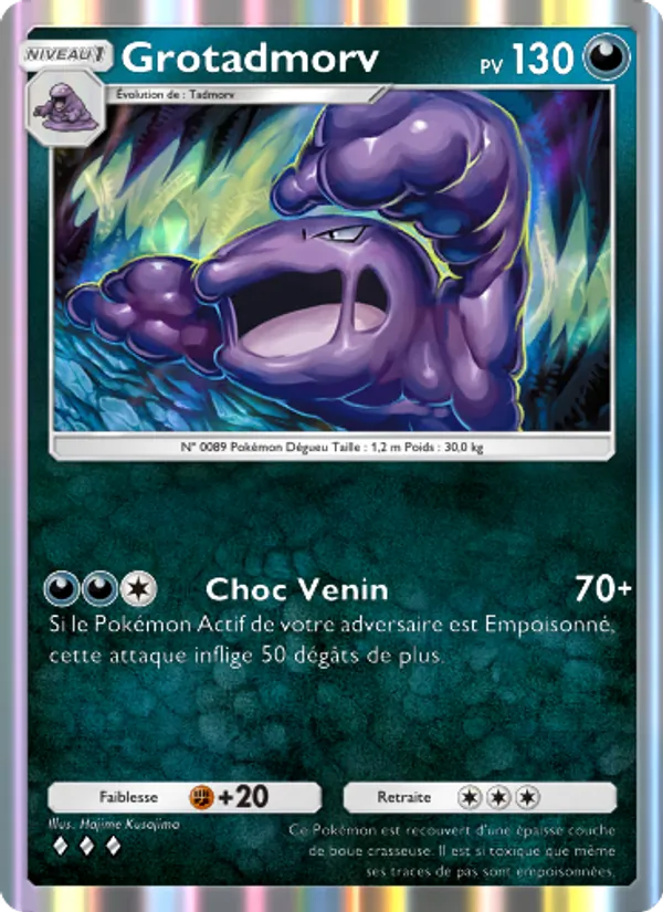 Carte Pokémon Grotadmorv 175/226 de l'extension Puissance Génétique