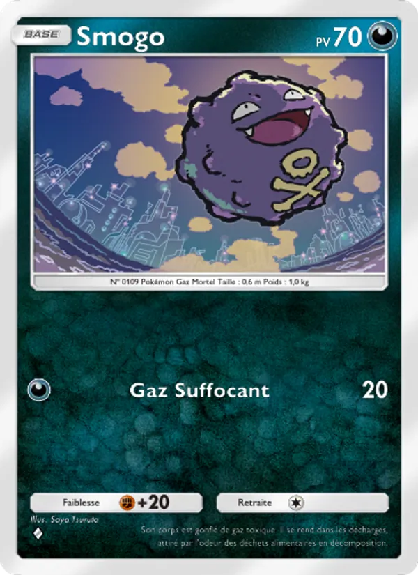 Carte Pokémon Smogo 176/226 de l'extension Puissance Génétique