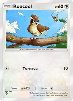 Carte Pokémon Roucool 186 — Puissance Génétique