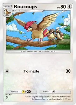 Carte Pokémon Roucoups 187 — Puissance Génétique