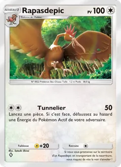 Carte Pokémon Rapasdepic 192 — Puissance Génétique