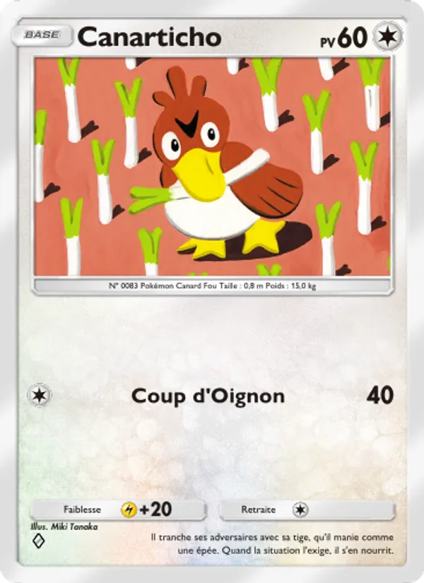 Carte Pokémon Canarticho 198/226 de l'extension Puissance Génétique