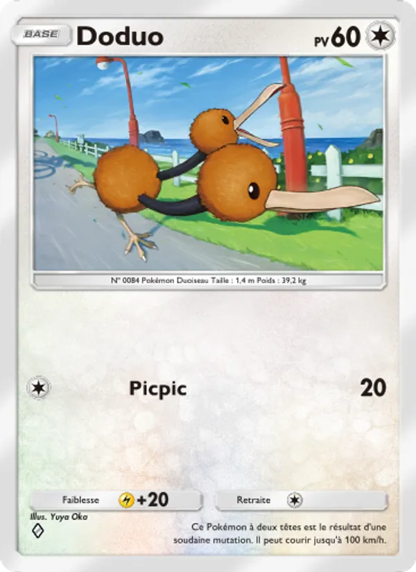 Carte Pokémon Doduo 199/226 de l'extension Puissance Génétique