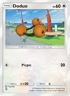Carte Pokémon Doduo 199 — Puissance Génétique