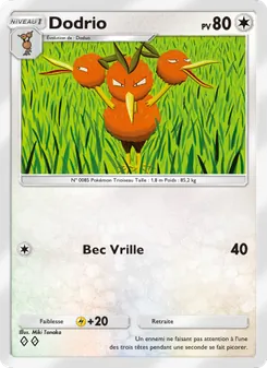 Carte Pokémon Dodrio 200 — Puissance Génétique