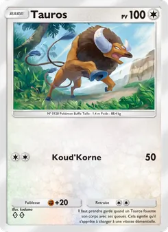 Carte Pokémon Tauros 204 — Puissance Génétique