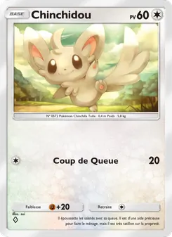Carte Pokémon Chinchidou 212 — Puissance Génétique