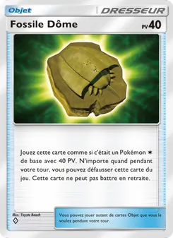 Carte Pokémon Fossile Dôme 217 — Puissance Génétique