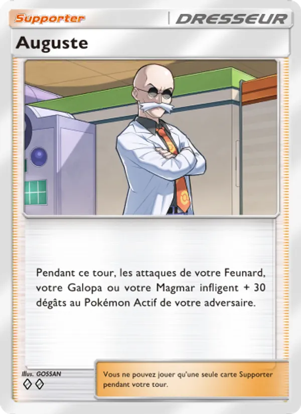 Carte Pokémon Auguste 221/226 de l'extension Puissance Génétique