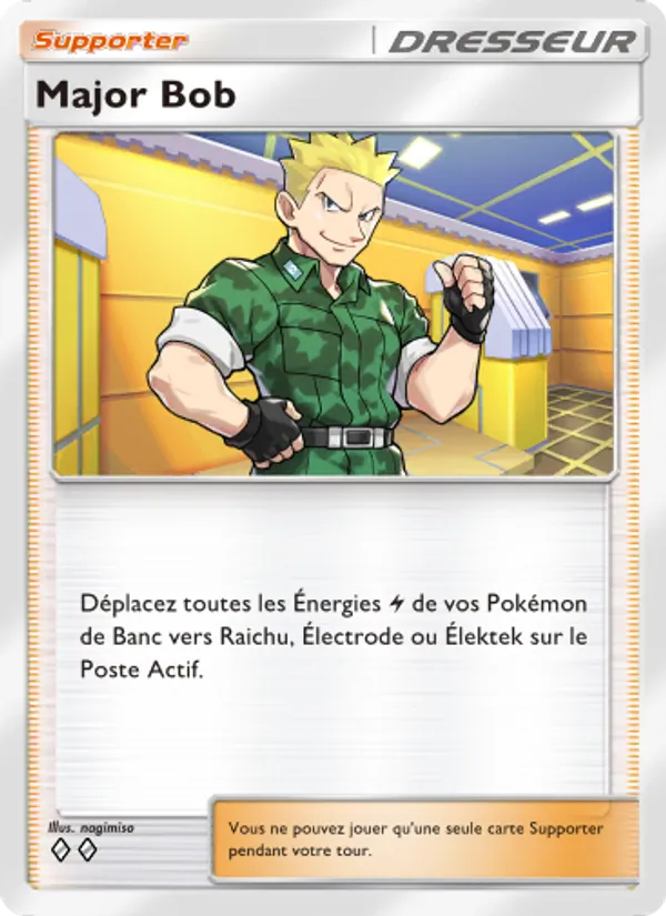 Carte Pokémon Major Bob 226/226 de l'extension Puissance Génétique