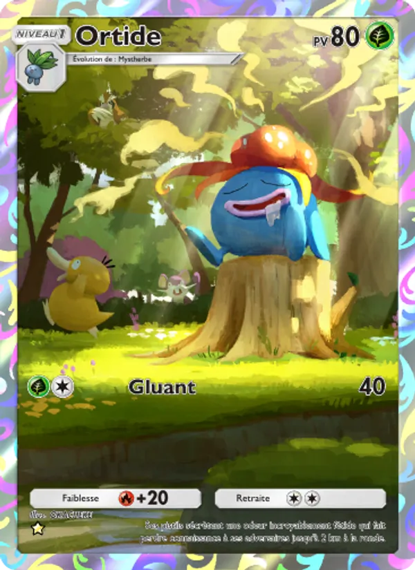 Carte Pokémon Ortide 228/226 de l'extension Puissance Génétique