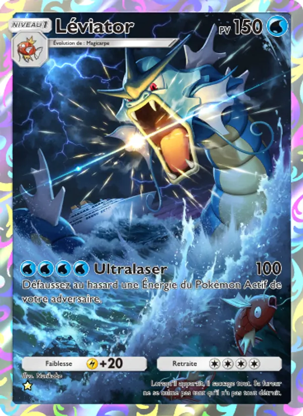 Carte Pokémon Léviator 233/226 de l'extension Puissance Génétique