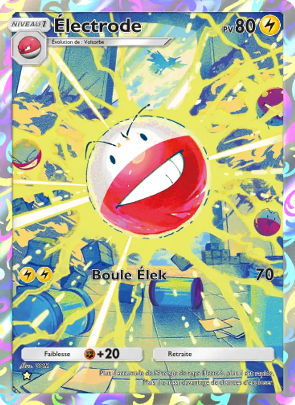 Carte Pokémon Électrode 235/226 de l'extension Puissance Génétique