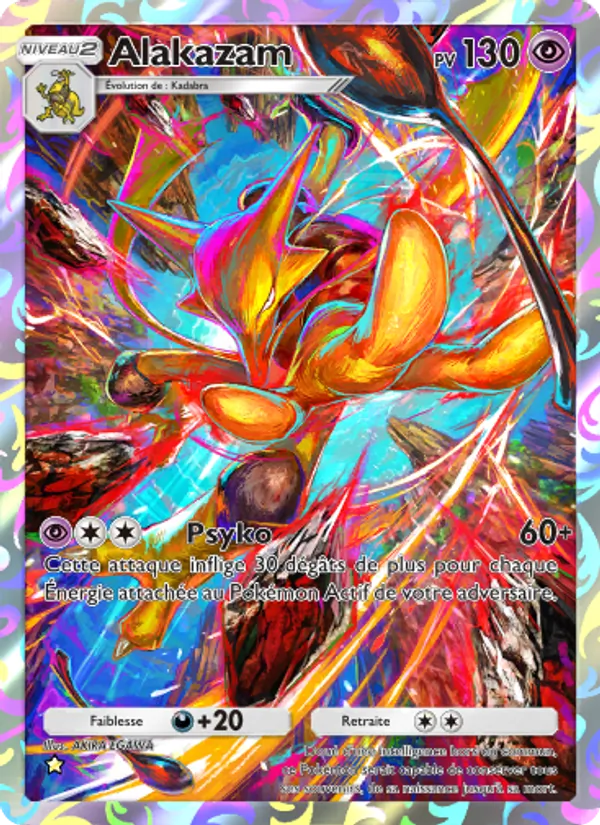 Carte Pokémon Alakazam 236/226 de l'extension Puissance Génétique