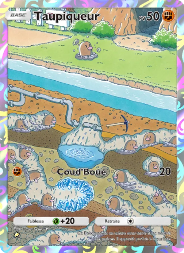 Carte Pokémon Taupiqueur 238/226 de l'extension Puissance Génétique