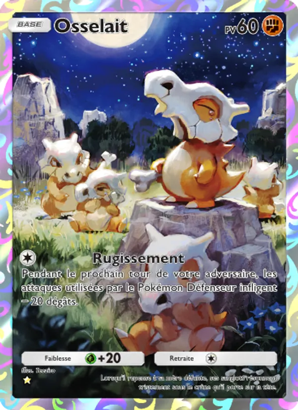 Carte Pokémon Osselait 239/226 de l'extension Puissance Génétique