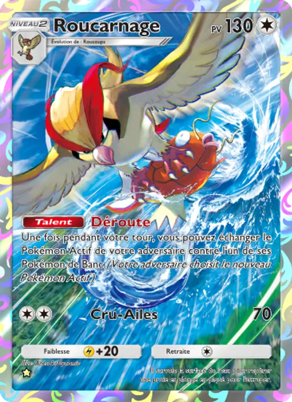 Carte Pokémon Roucarnage 245/226 de l'extension Puissance Génétique