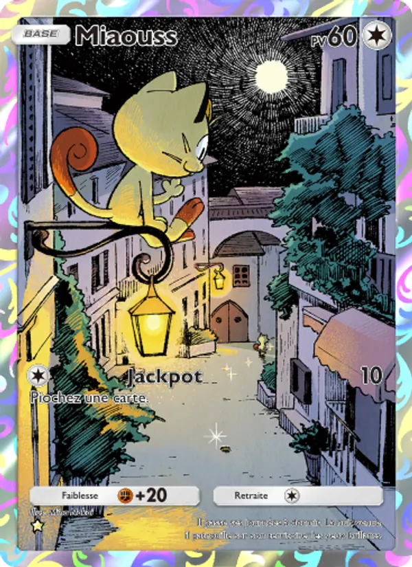 Carte Pokémon Miaouss 246/226 de l'extension Puissance Génétique