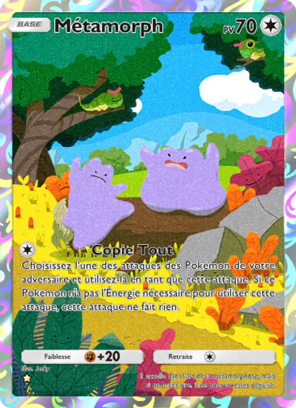 Carte Pokémon Métamorph 247/226 de l'extension Puissance Génétique