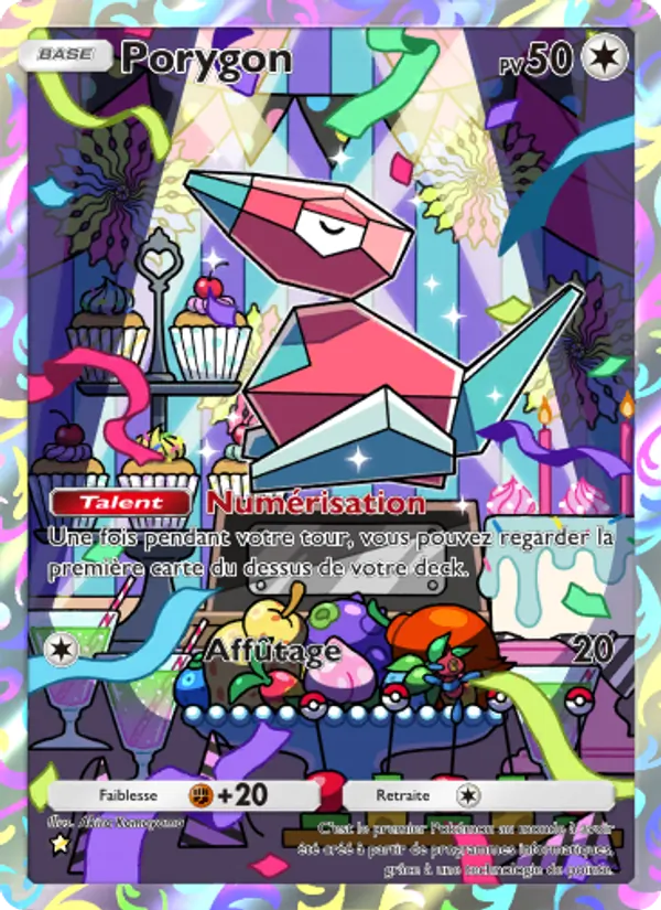 Carte Pokémon Porygon 249/226 de l'extension Puissance Génétique