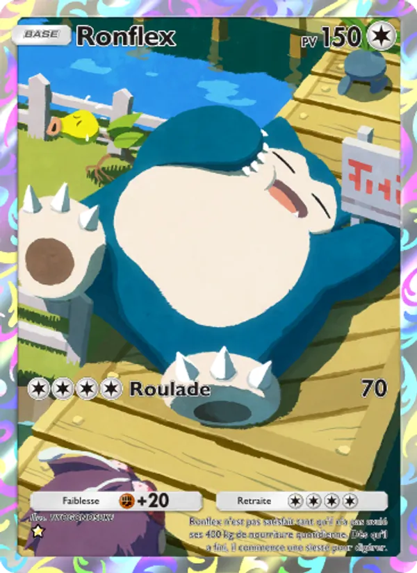 Carte Pokémon Ronflex 250/226 de l'extension Puissance Génétique