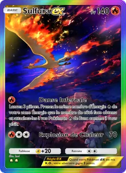 Carte Pokémon Sulfura-ex 274 — Puissance Génétique