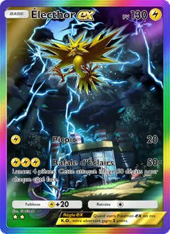Carte Pokémon Électhor-ex 276 — Puissance Génétique