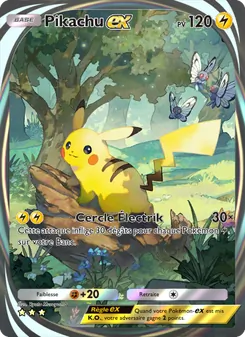 Carte Pokémon Pikachu-ex 281 — Puissance Génétique
