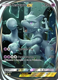 Carte Pokémon Mewtwo-ex 282 — Puissance Génétique