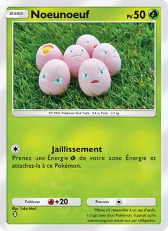 Carte Pokémon Noeunoeuf 001